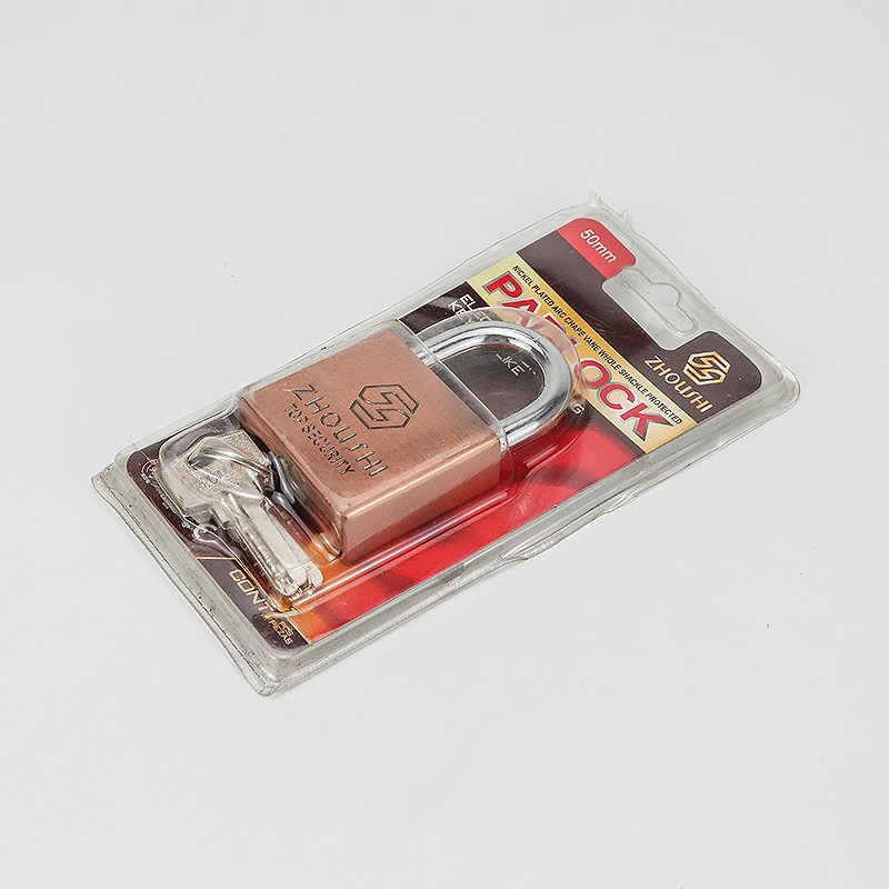 Top Security Heavy Duty Antique Copper Plated Big Super Square Iron Padlock