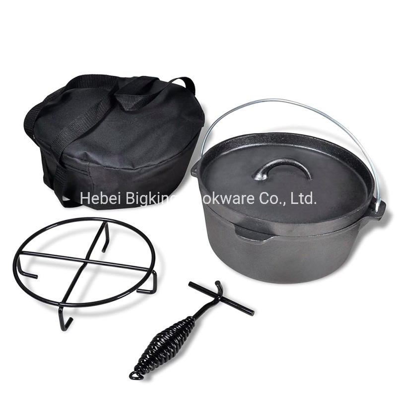 Three Legged Cast Iron Dutch Oven Hungary Pot