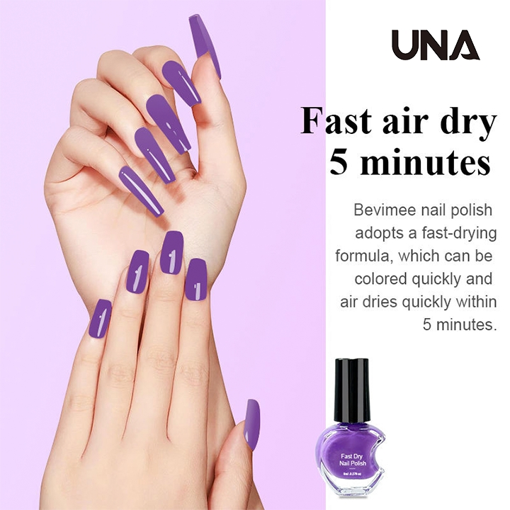 Wholesale 5 Minutes Dry Fast Nail Polish No-Toxic Healthy 7.5ml 8ml Fast Dry Nail Lacquer Polish Set
