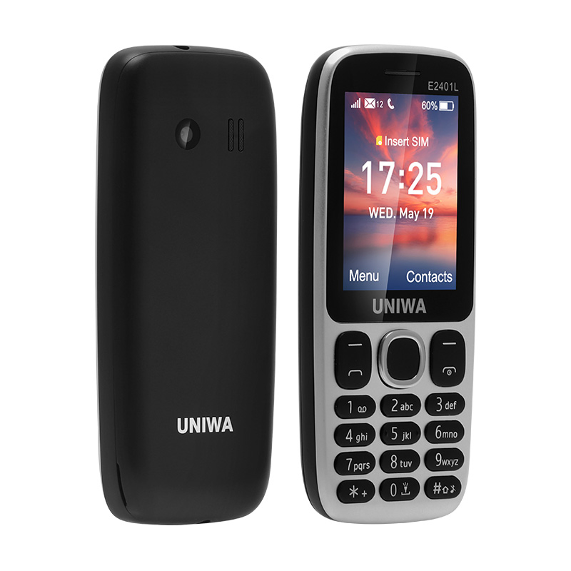 Кнопочный телефон UNIWA E2401L 4G LTE, без камеры