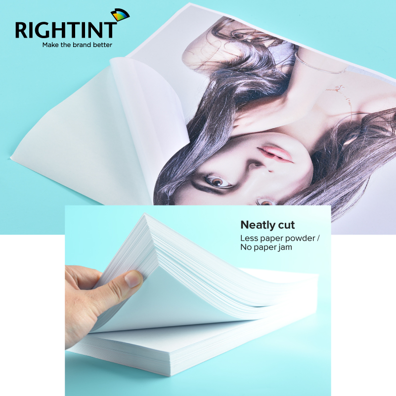 Custom 90/108GSM Glossy Photo Paper Sticker Paper for Inkjet Printer