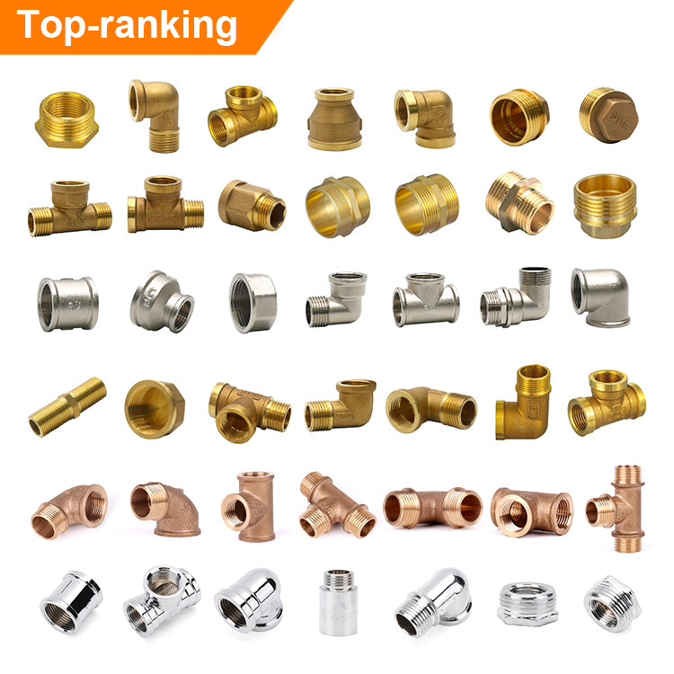 Ifan 1/2 3/4 1 Inch 4 Way Cross Bronze Pipe Fittings