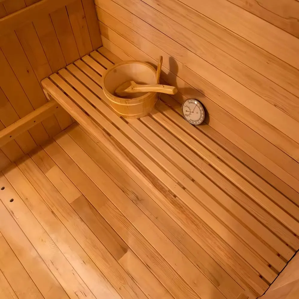 Традиционная паровая сауна из массива дерева на 4 человека