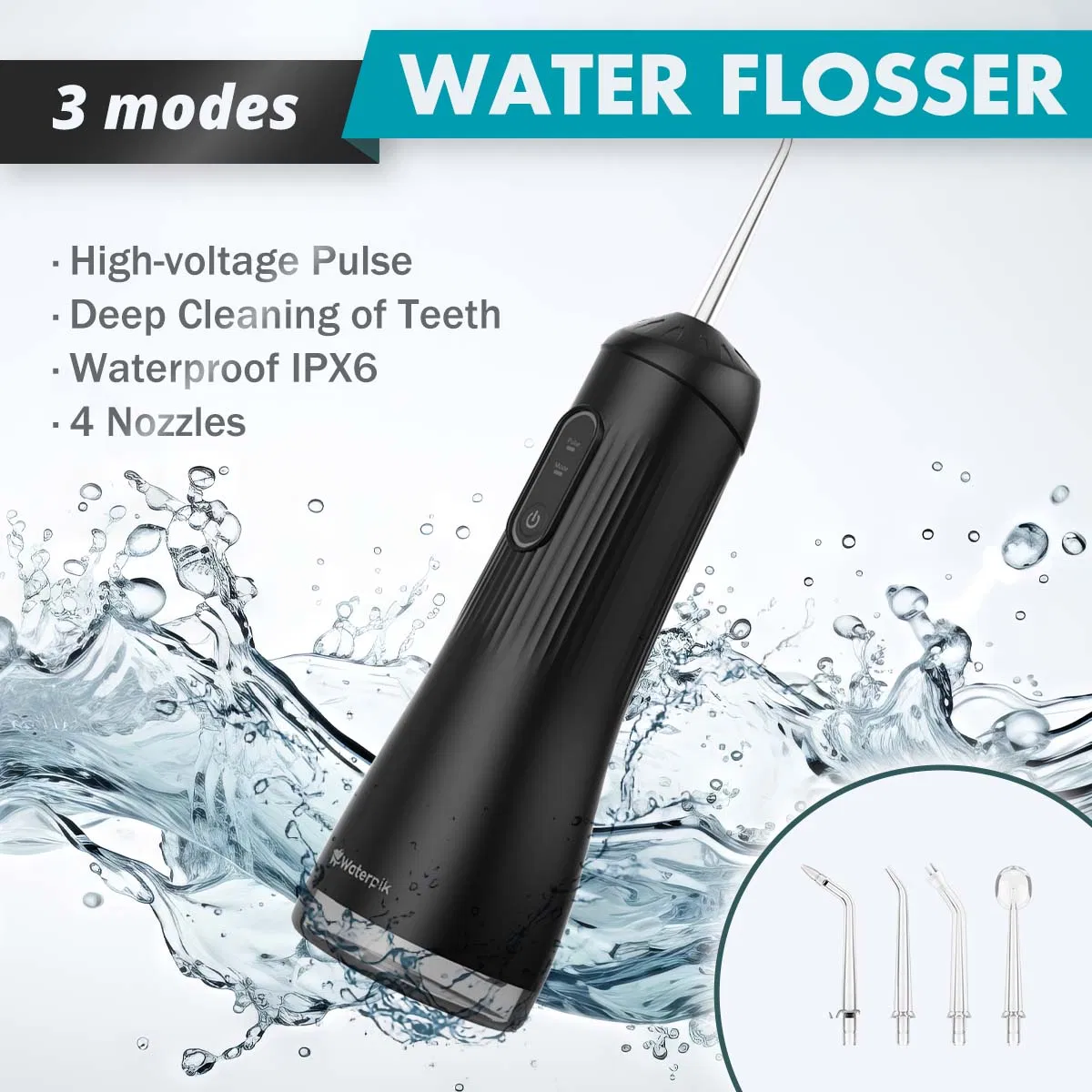 Wholesale Customized Portable Cordless Electric Dental Water Flosser 5 Modes Ipx7 Waterproof Portable Oral Irrigator