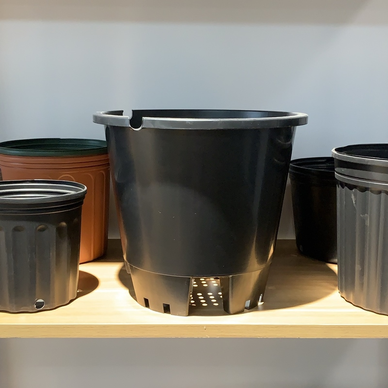 Пластиковый горшок для рассады круглый оптом