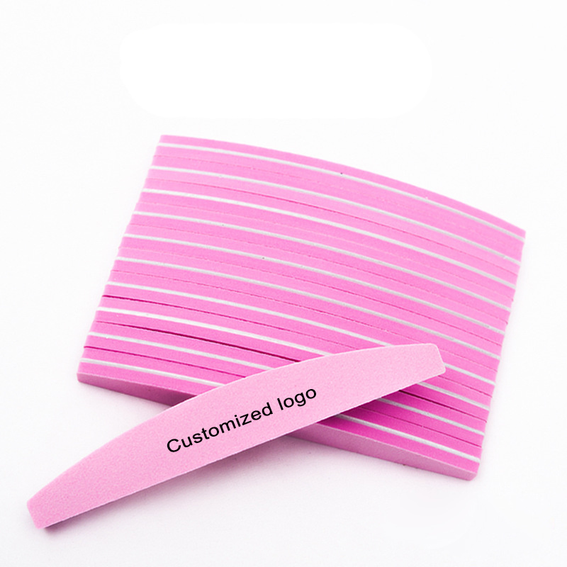120/180 Grits Emery Disposable Sponge Nail Files for Nails
