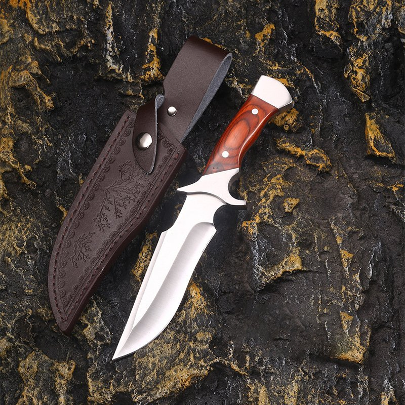 Ds-2932 Factory Wholesale Integrated Steel High Hardness Outdoor Knife Hunting Knife Portable Mini Knife Field Survival Knife Pocket Knife