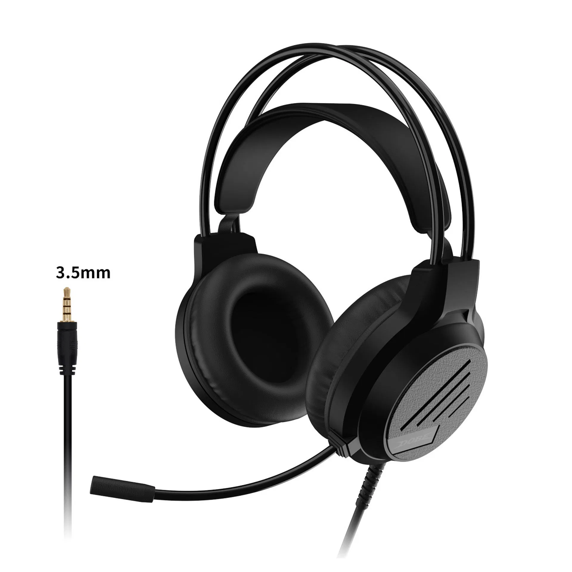 High Quality 3.5mm Wire Stereo Gaming Headset with Microphone for PS5 PS4 xBox PC Console Wired Headphone