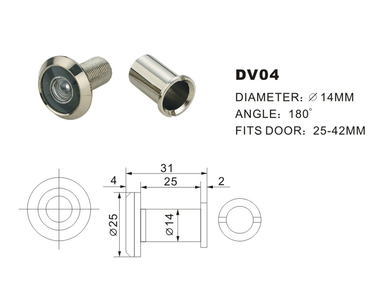 Zinc Alloy Eye Viewer Door Viewer High Quality Huazhu