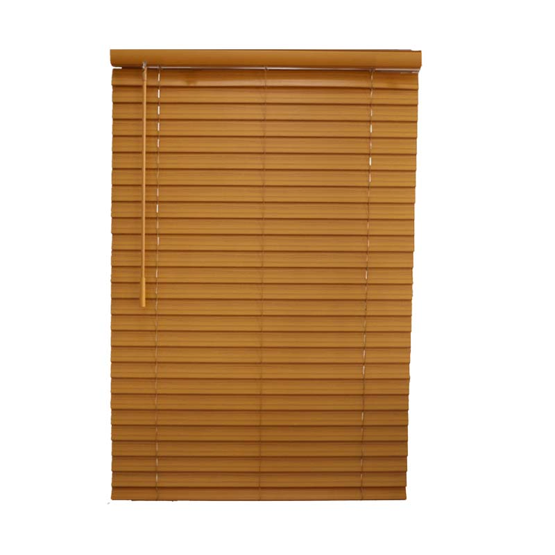 Good Quality Customized Window Blinds 50mm PVC Faux Wood Blinds with Factory Price