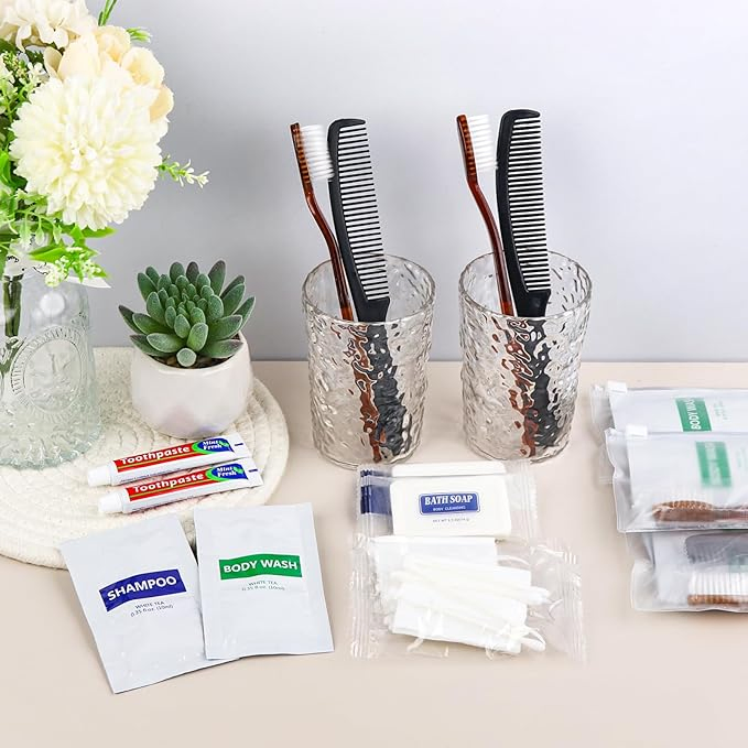 8 in 1 Travel Toiletry Set /Cosmetic Bag for Hotel