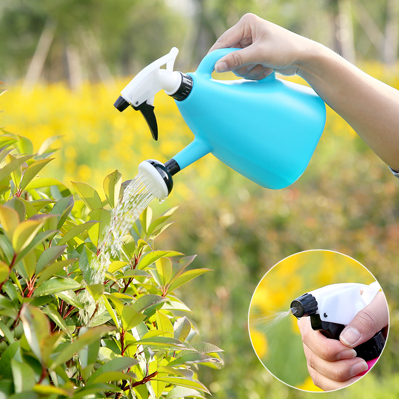 1L Dual-Purpose Sprinklers Manual Plastic Pot Bottle Nozzle Watering Kettle for Garden Tool Plant Outdoor Irrigation