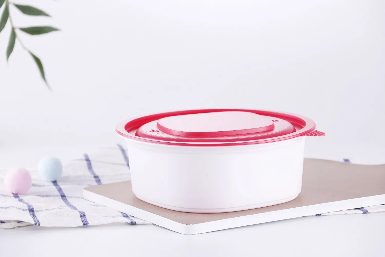Disposable Food Container/ Bowl for Induction Cooker Heating/ Microwave / Oven Heating Use