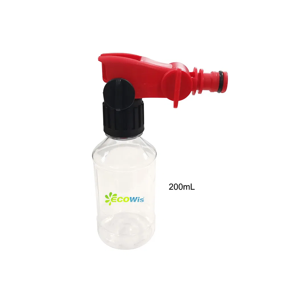 200ml Mixing Bottle 28/410mm Hose End ABS Plastic 1: 25 Dilution Ratio Foam Sprayers for Cleaning Solution