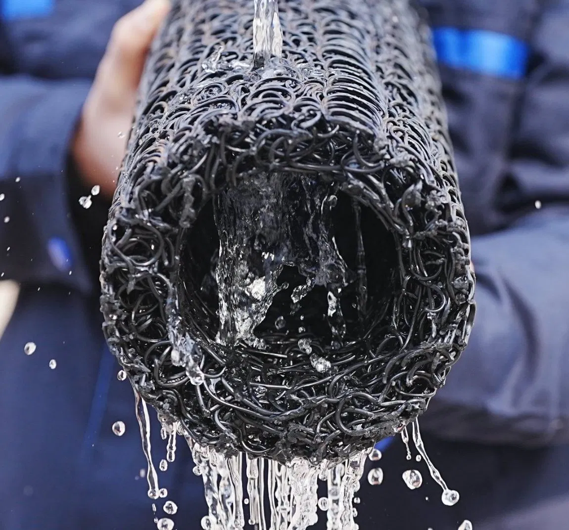 Plastic Blind Ditch Collects and Drains Seepage Water Reduce Groundwater Pressure