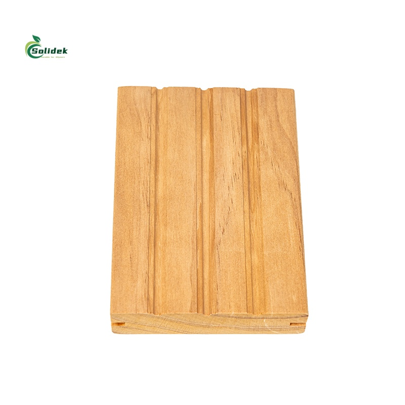 High Quality Anti Slip Hardwood Exterior Garden Decking Outdoor Solid Wood Flooring
