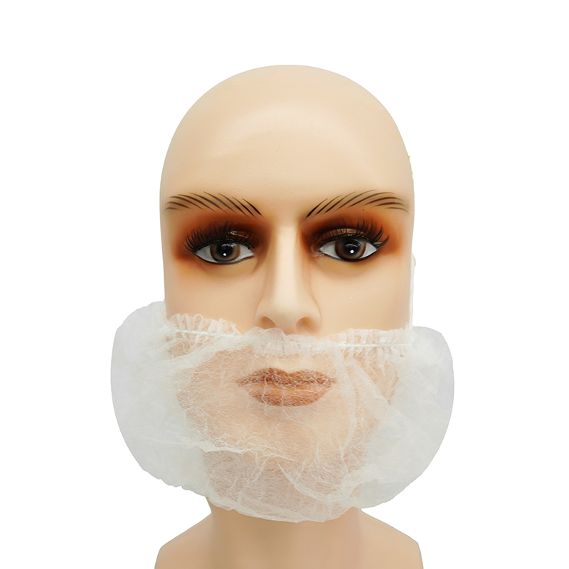 Head Loop Machine Made Disposable PP Beard Cover with Single Elastic