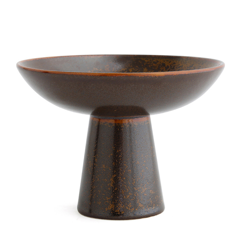 Ceramic Kiln-Formed Tall Bowl Serving Ice Cream Pudding Bowl Party Restaurant Tableware