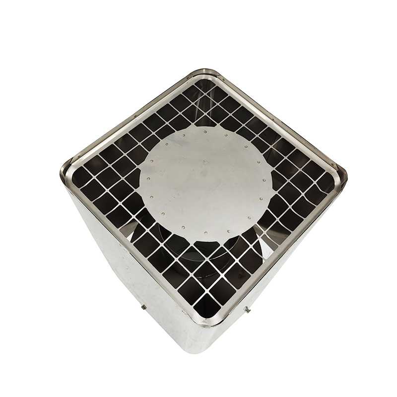 6" Single Wall Stainless Steel Rectangular Intelligent Round Chimney Rain Cap