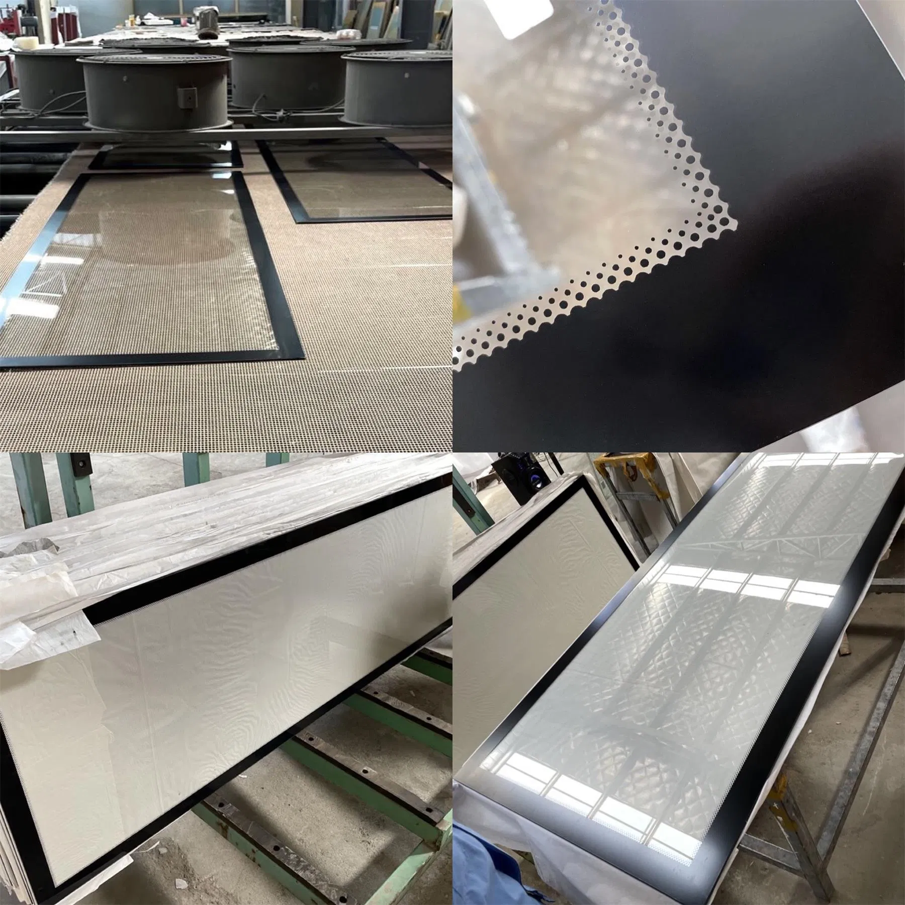 China Silk Screen Ceramic Frit Digital Printed Toughened Glass with Black Frame for Shower Door/Decoration Door Glass