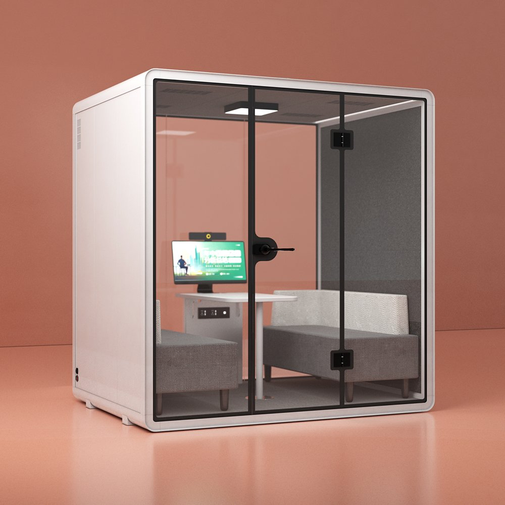 Home Acoustic Office Booth for Living Room Silence Booth for Group Meeting