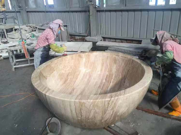 Мраморная ванна Freestanding для отелей и вилл