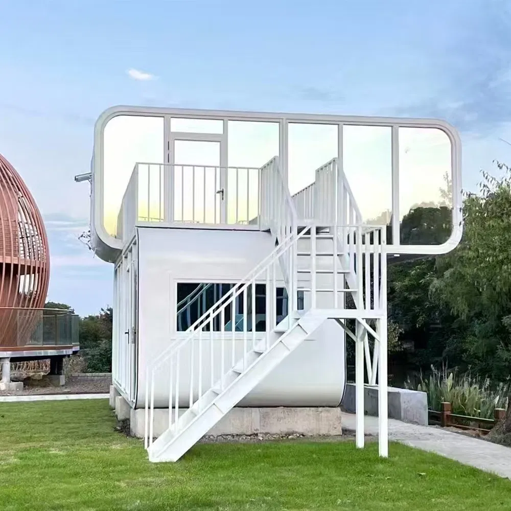 Double Layer Movable Vacation Home for Temporary Residence Rental Apple Cabin