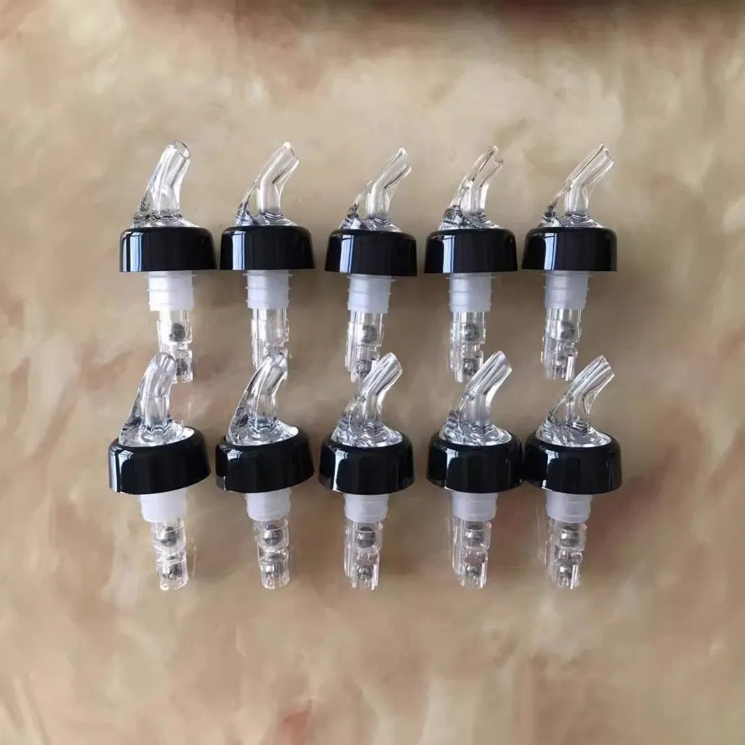 Plastic Wine Measured Pourer with 10ml 20ml 30ml 40ml 50ml 60ml Capacity