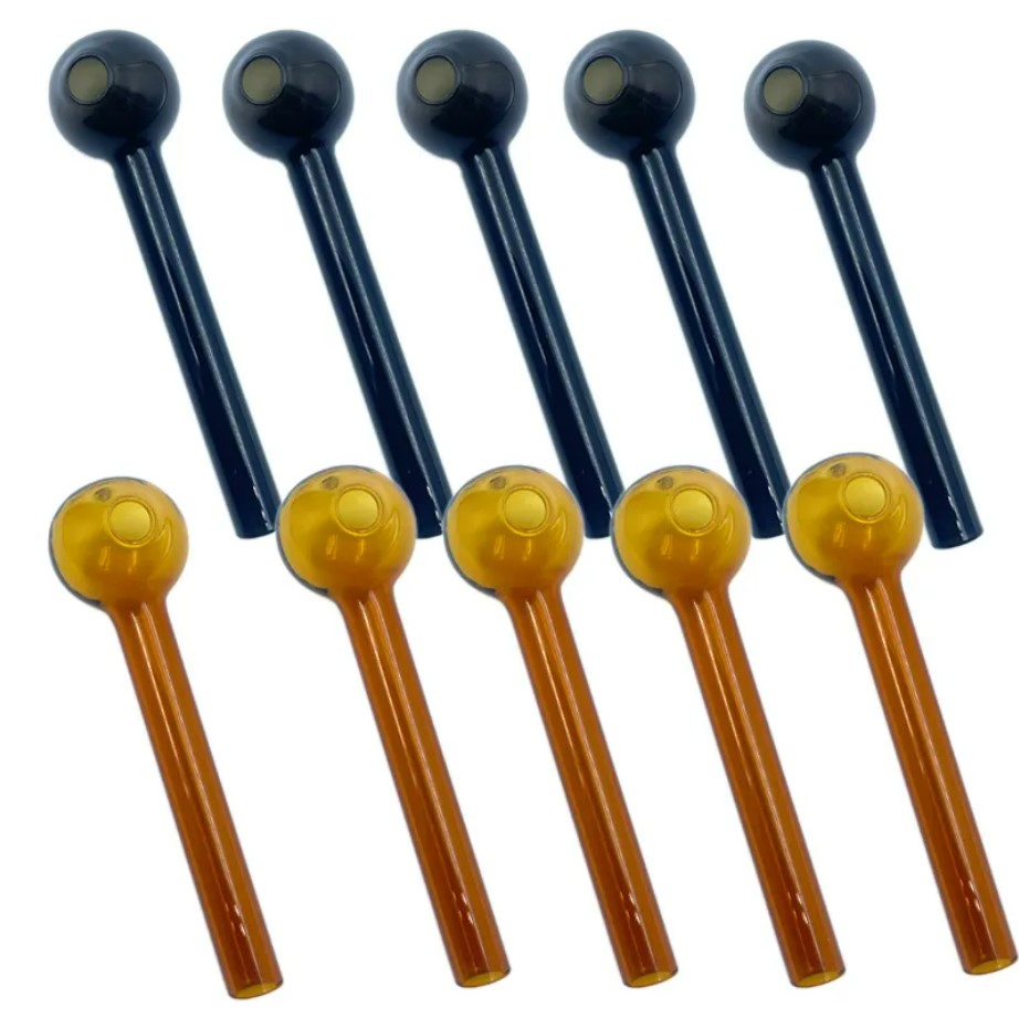 Hand Pipe Glass Oil Burning Burner Pyrex Smoking Handmade Water Tube Tobacco Dry Herb Tool Accessories