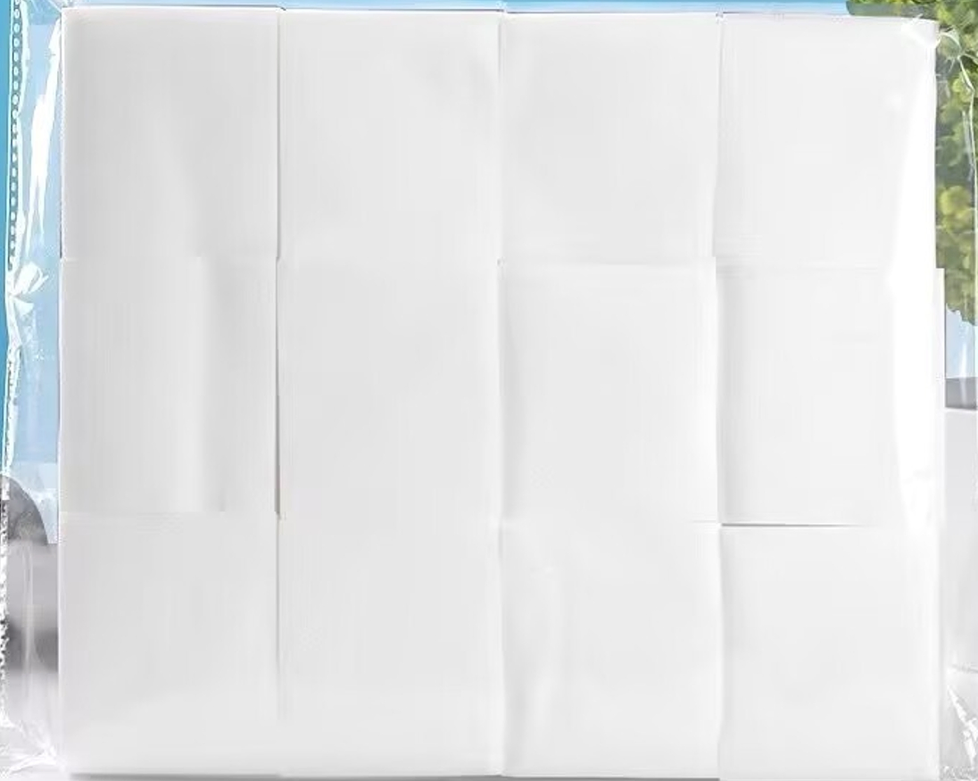 1200 PCS Square Cotton Pads - Large Capacity, Ideal for Makeup Removal & Toner