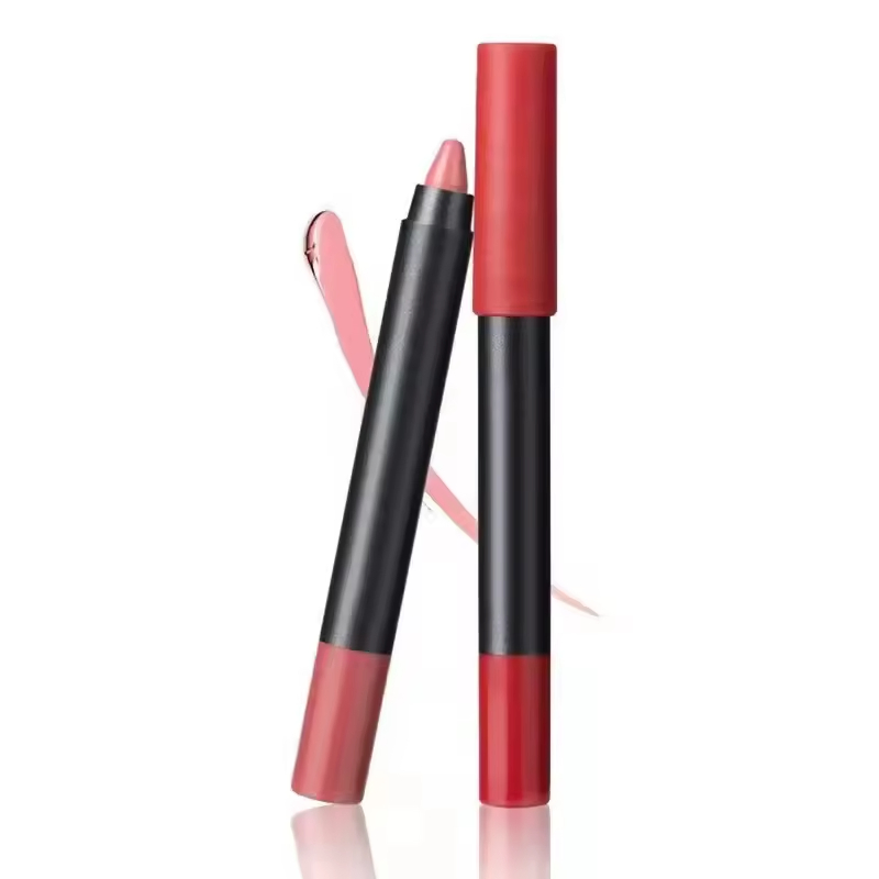 19 Color Lip Stick Kit Waterproof Matte Velvet Lip Liner Pencil Custom Private Label for Makeup Cosmetics No Logo