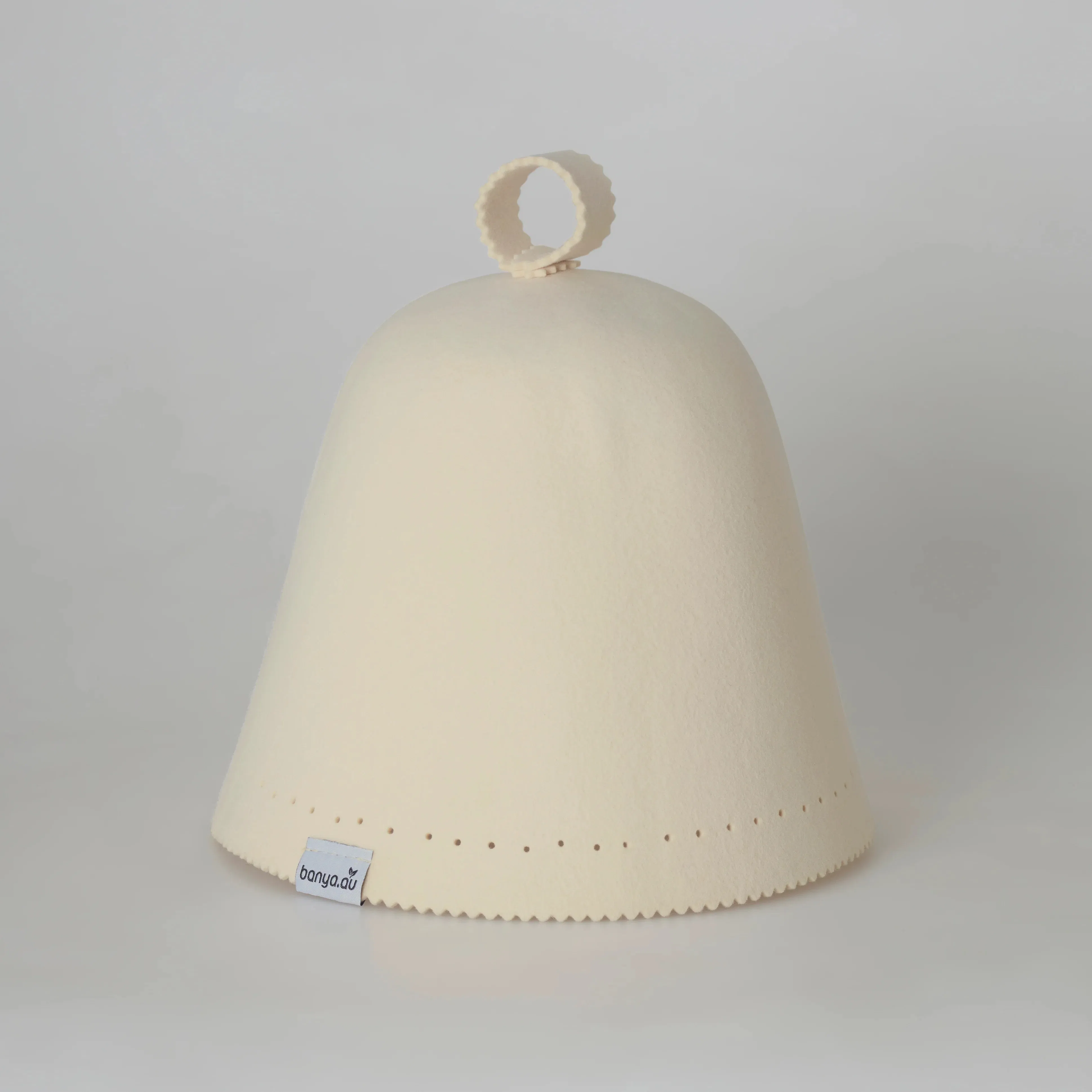 Customized Wool Felt Bath Sauna Hat Russian Banya Embroidered Cap 2025 Bestseller