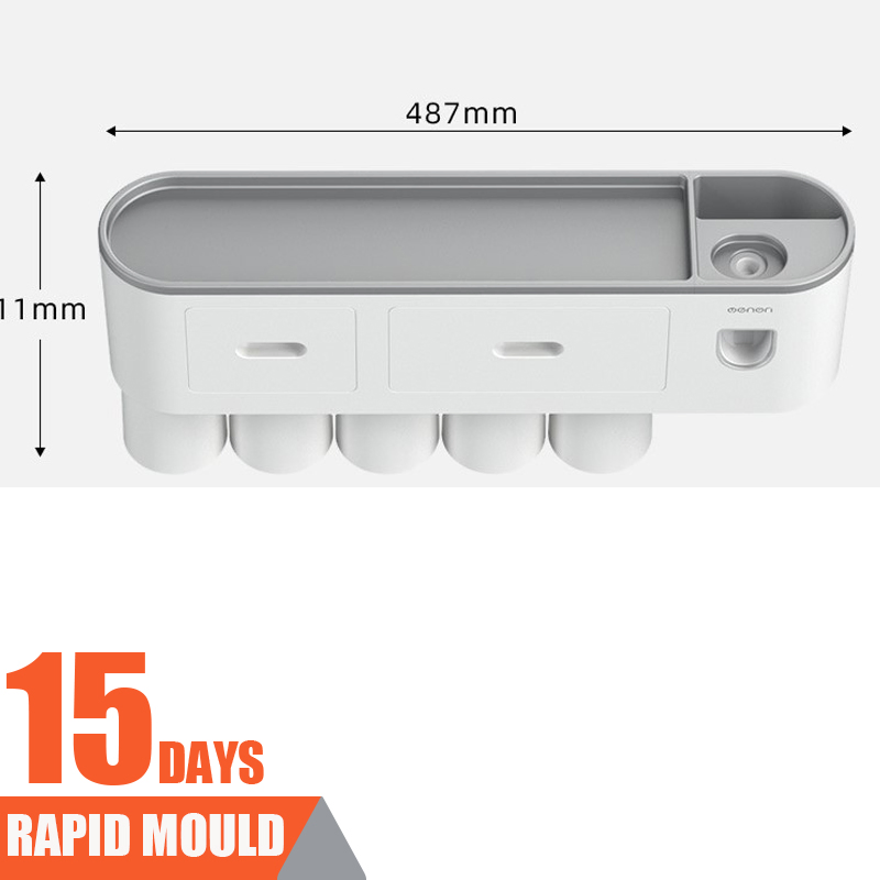 OEM/ODM Factory 3D Sticker Chinese Brush Holder for Toilet Sets