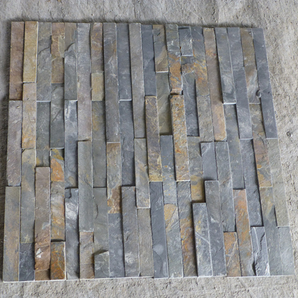 Landscape Slate Veneer Stone Exterior Wall Cladding Facade Panel/Tiles