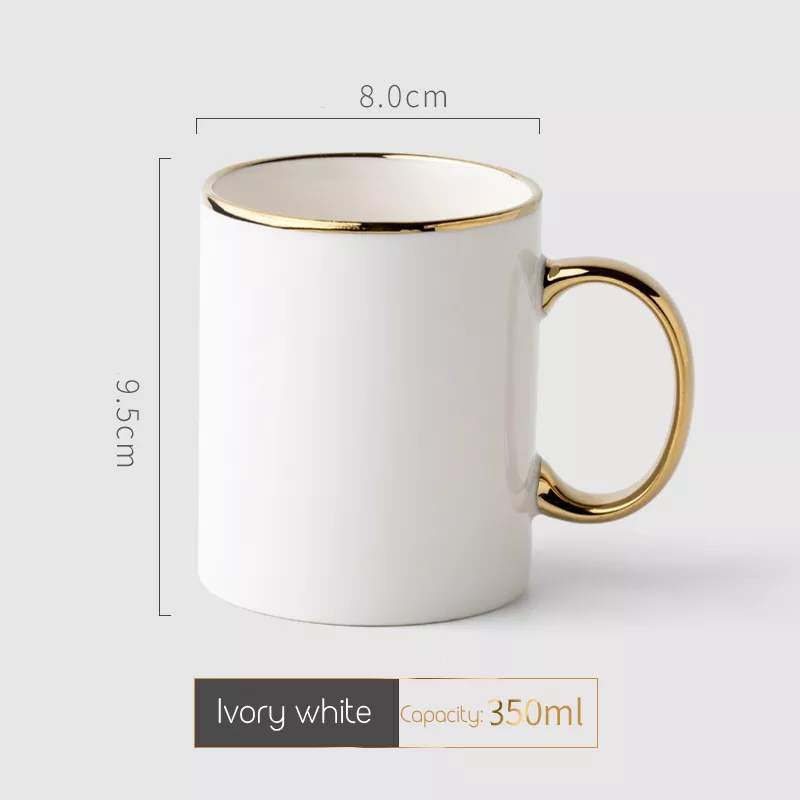 Unique Ceramic Cup with Spoon - Handcrafted in China for Daily Use