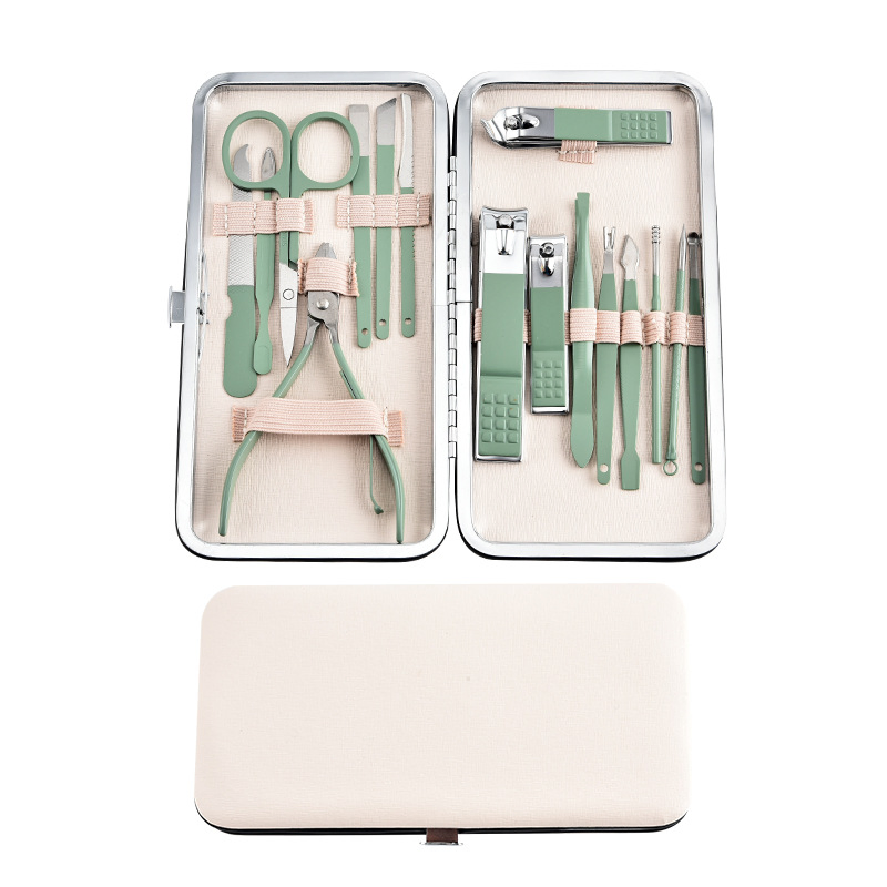 16-Piece Matcha Green Manicure Set