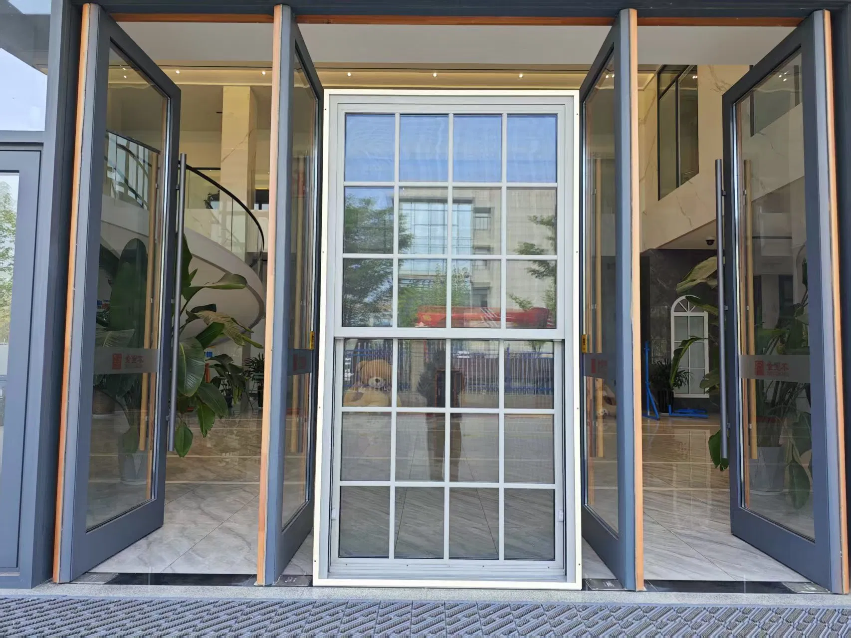 Composite Window - Wood Clad Aluminum Window-Double Hung