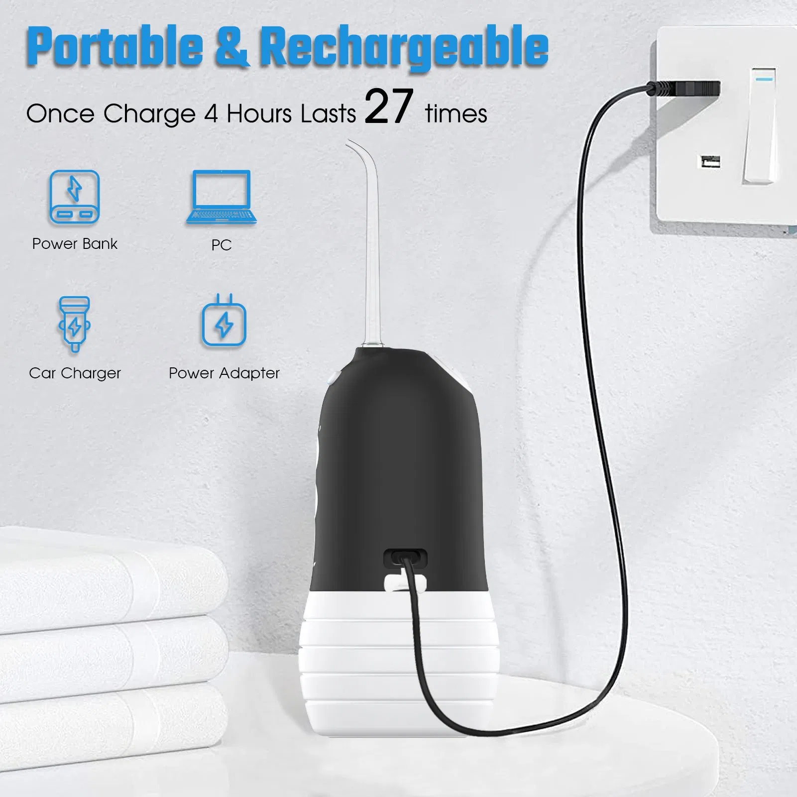 Private Care Teeth Oral Dental Water Flosser with FDA Certification