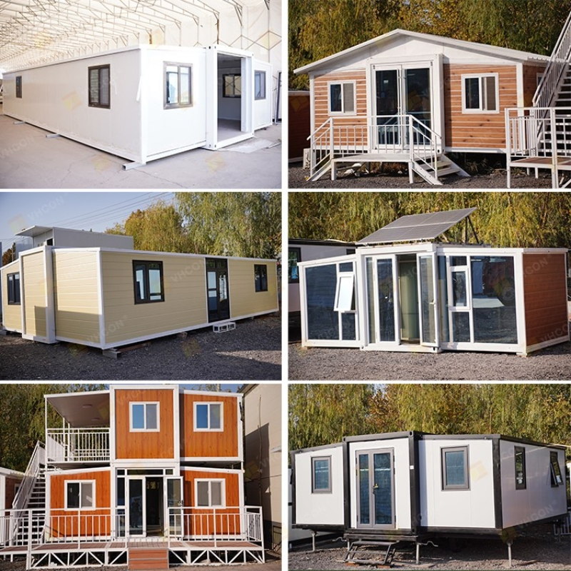 Luxury Mobile Tiny Home Foldable Container House Expandable Prefab House Modular Home Portable Prefabricated House