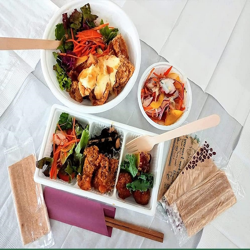 Set of 10 Disposable Wooden Sparking Spoons, Fork