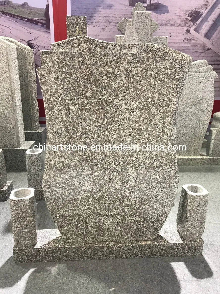 Simple Europe Granite Tombstone Headstone for Ceremony