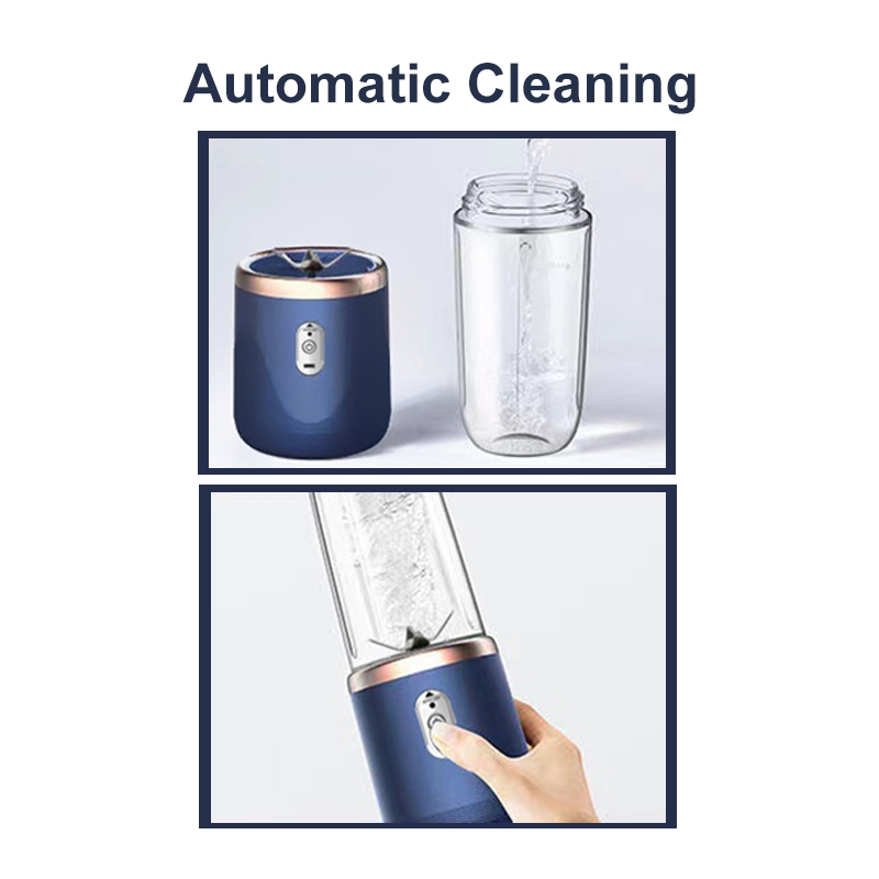 High Quality 400ml Mini Electric Portable Juicer USB Rechargeable Travel Blender with PC Blades Cup Mixer Popular Fruit Juicer