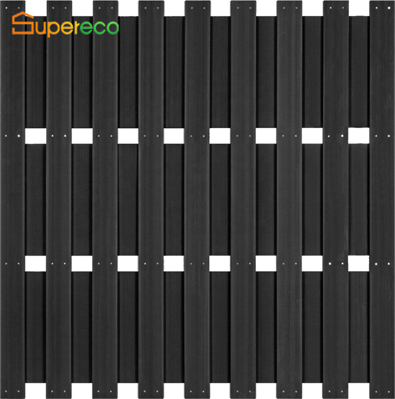 WPC Fence Wood Plastic Composite Garden Fence Easy Install