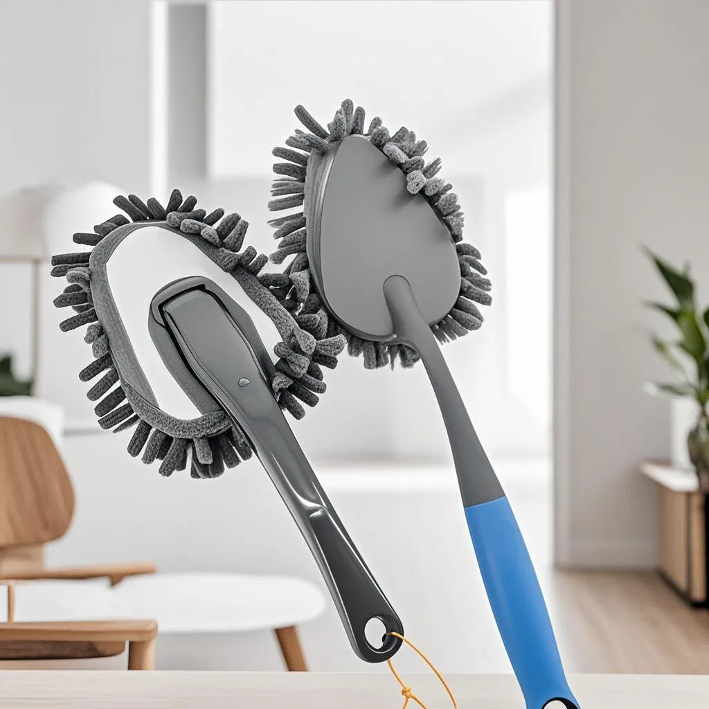 Cleaning Dust Home Bookshelf Cabinet Replaceable Flat Chenille Duster Cleaner