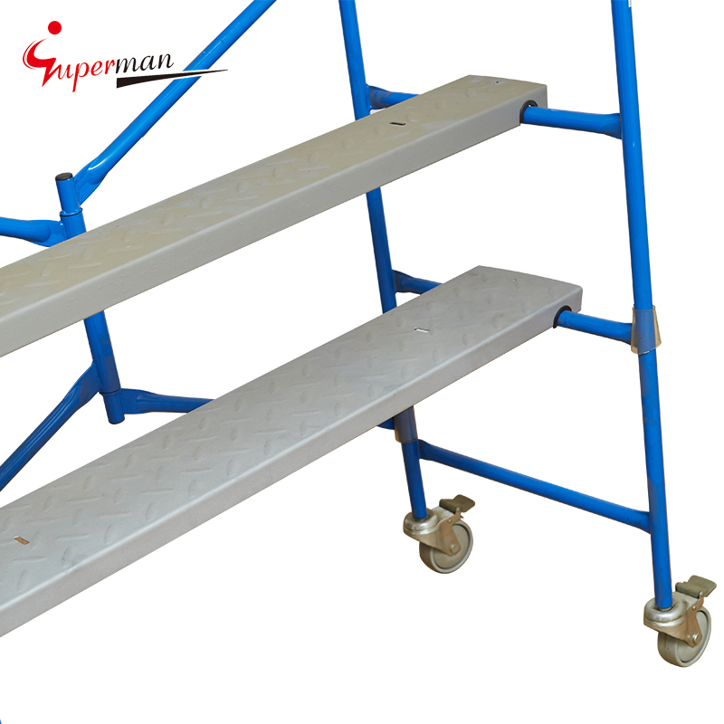 Versatile Q235 Steel Galvanized Scaffold Ladder with H-Frame Design