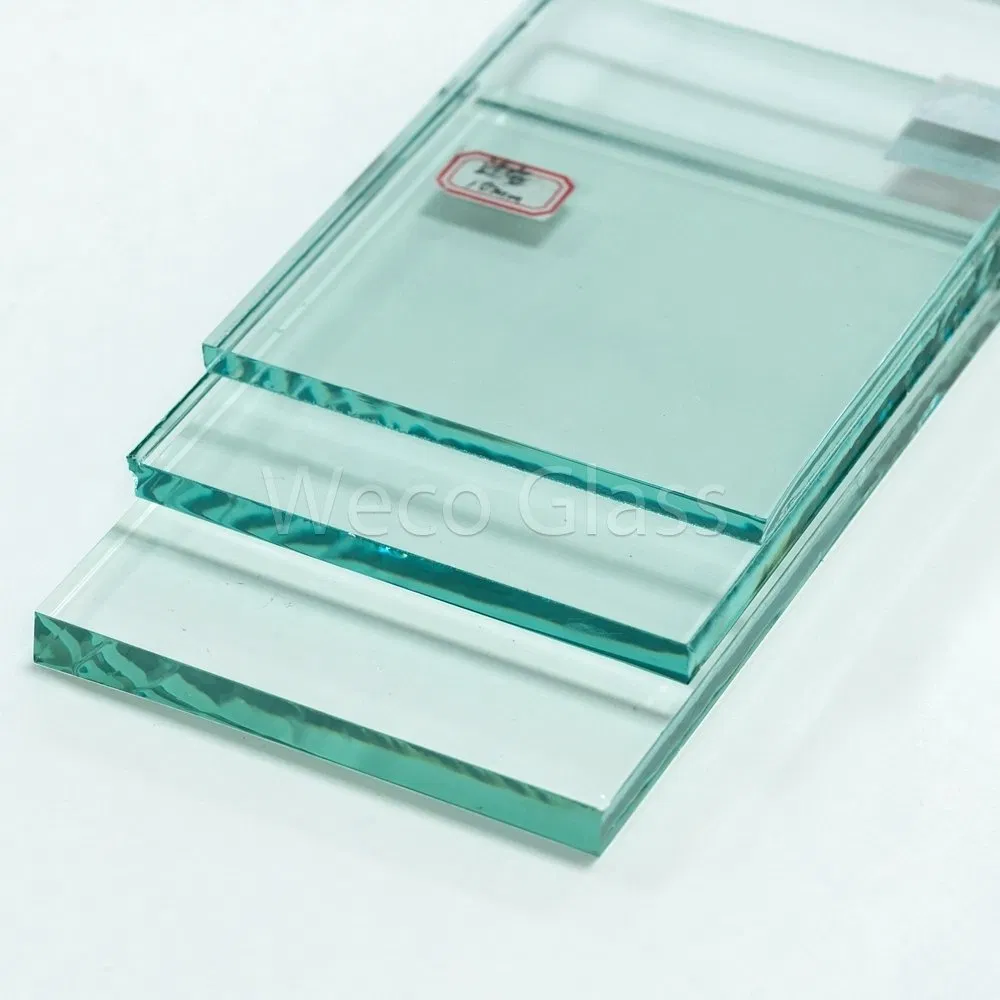 Anti-Reflective 0.2mm Cutting Tolerance Clear Float Architectural Glass for Glass Staircases