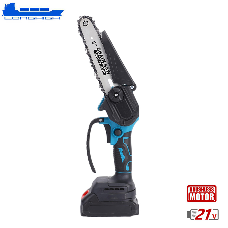 21V Lithium Battery Powered Chain Saw Mini Electric Chainsaw
