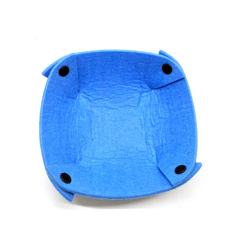 Складная корзина-органайзер из войлока