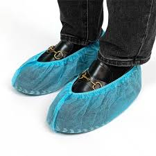 Waterproof Blue Disposable Shoe Covers for Medical Use