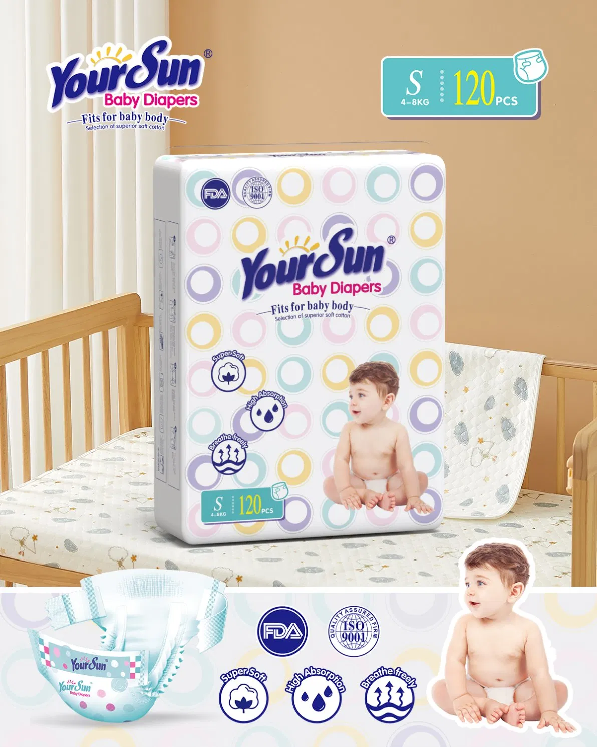 Подгузники Yoursun Premium для комфорта и защиты